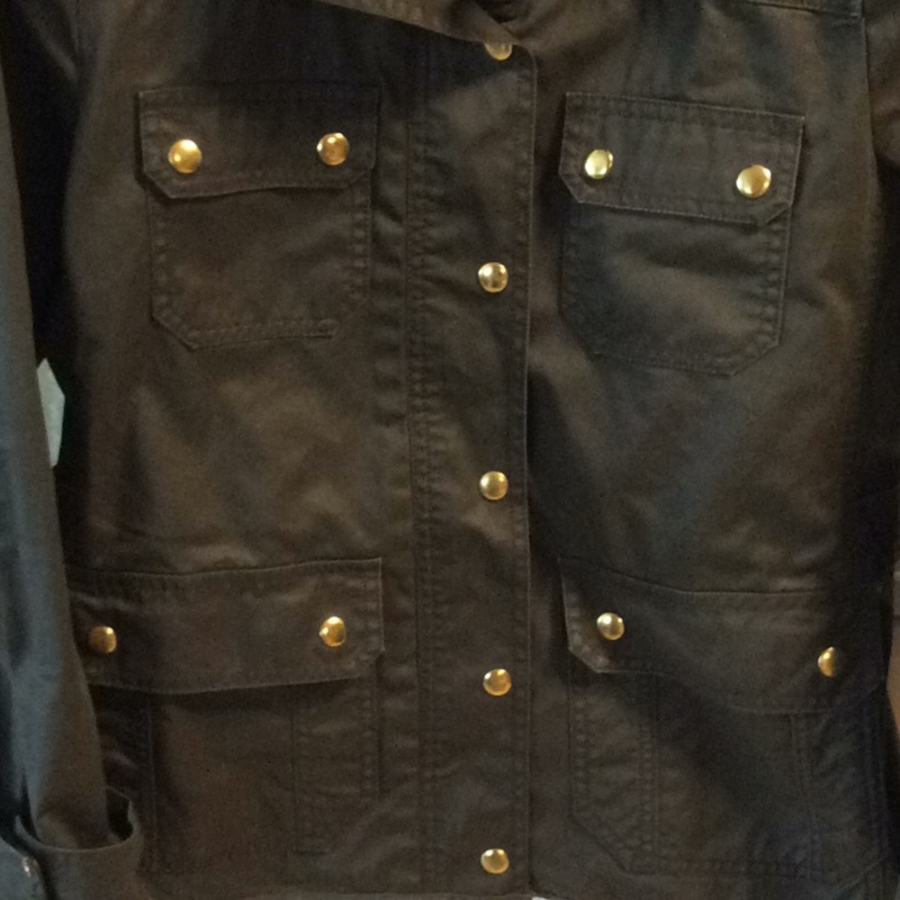 J.Crew Utility Jacket Style #19034 Olive Small - Picture 2 of 7